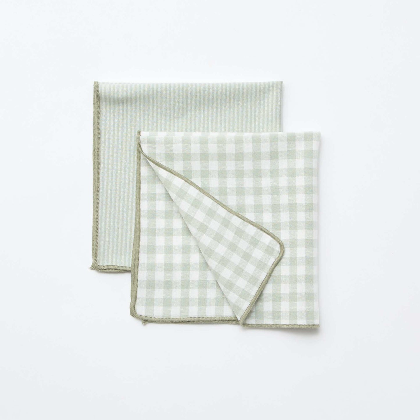Lot de 2 serviettes de table VERT