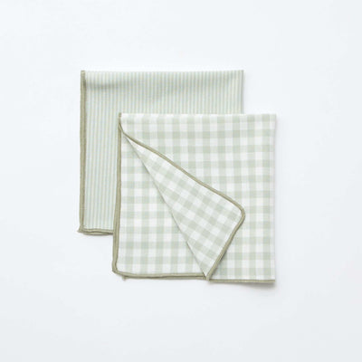 Lot de 2 serviettes de table VERT