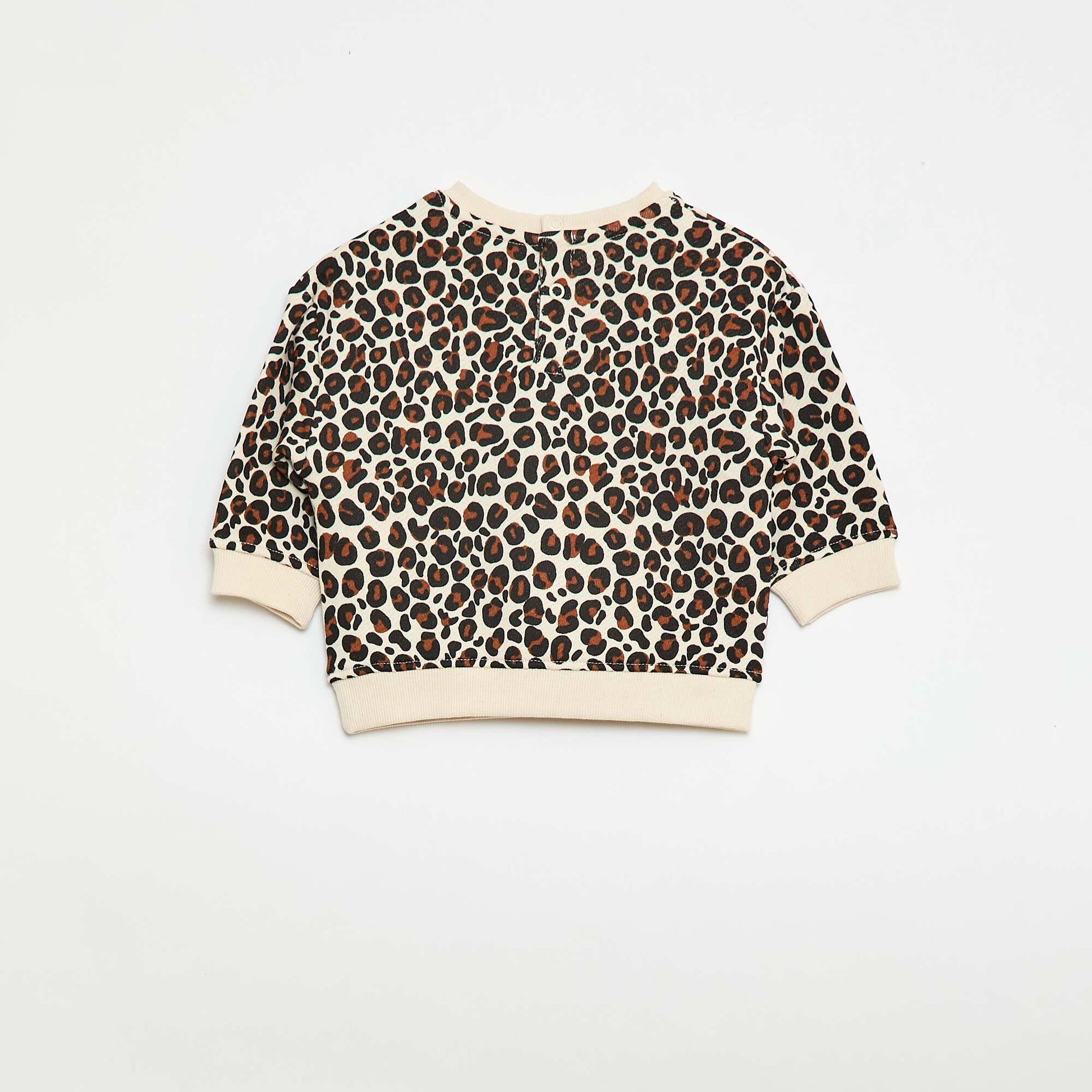 Sweat-shirt à col rond  'Agathe Sorlet x Kiabi' - Saint-Valentin LéOPARD