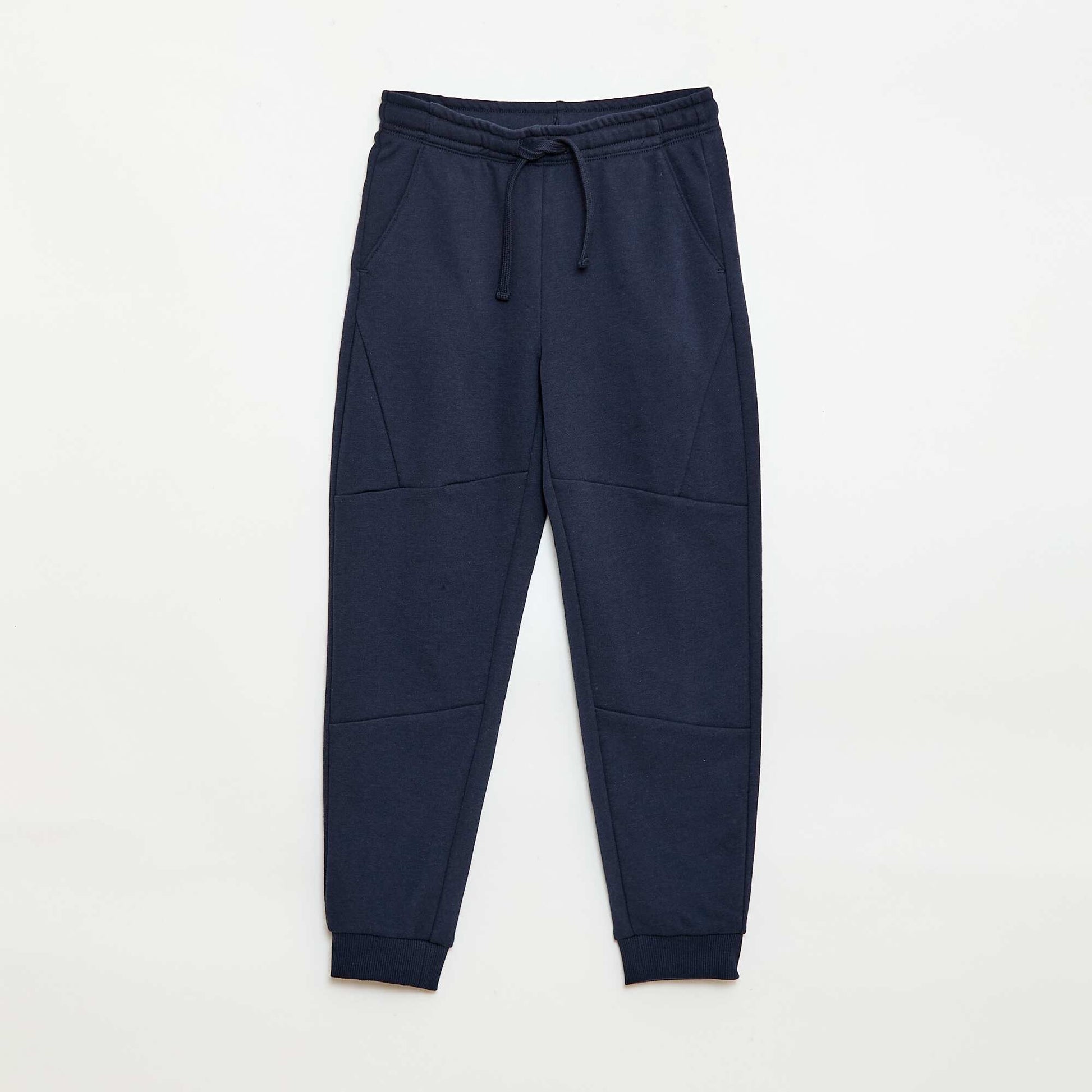 Jogging uni avec cordons de serrage BLEU