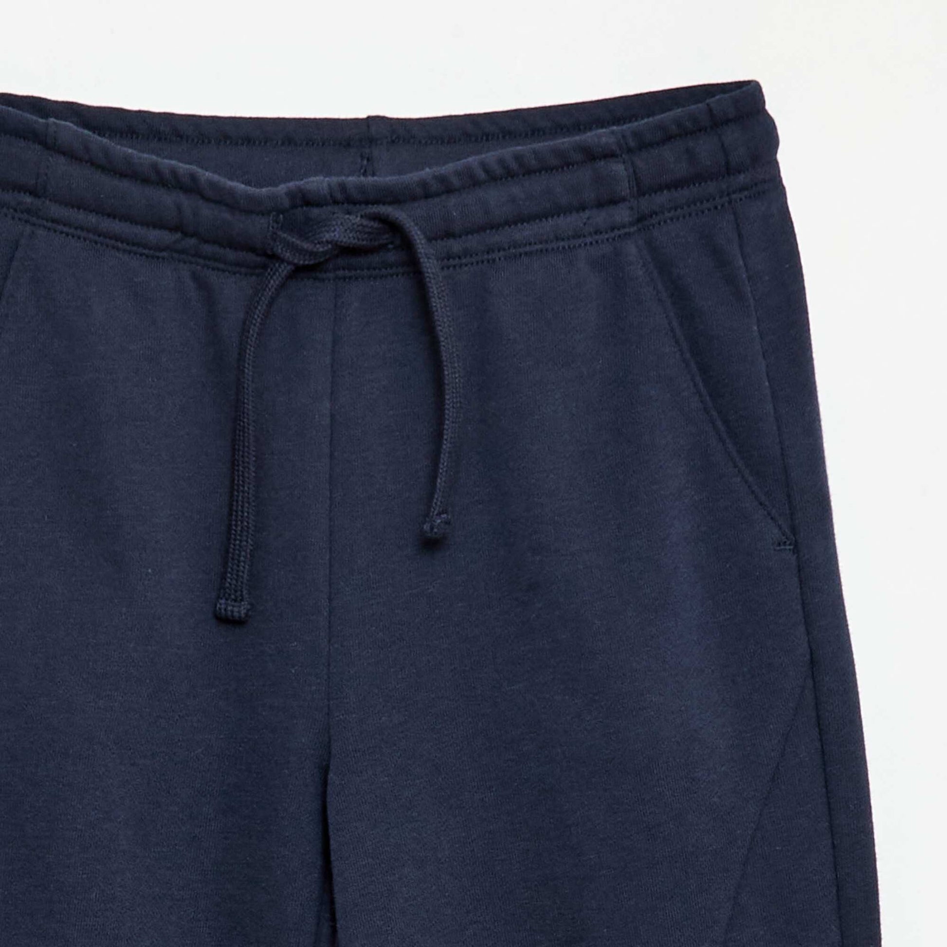 Jogging uni avec cordons de serrage BLEU