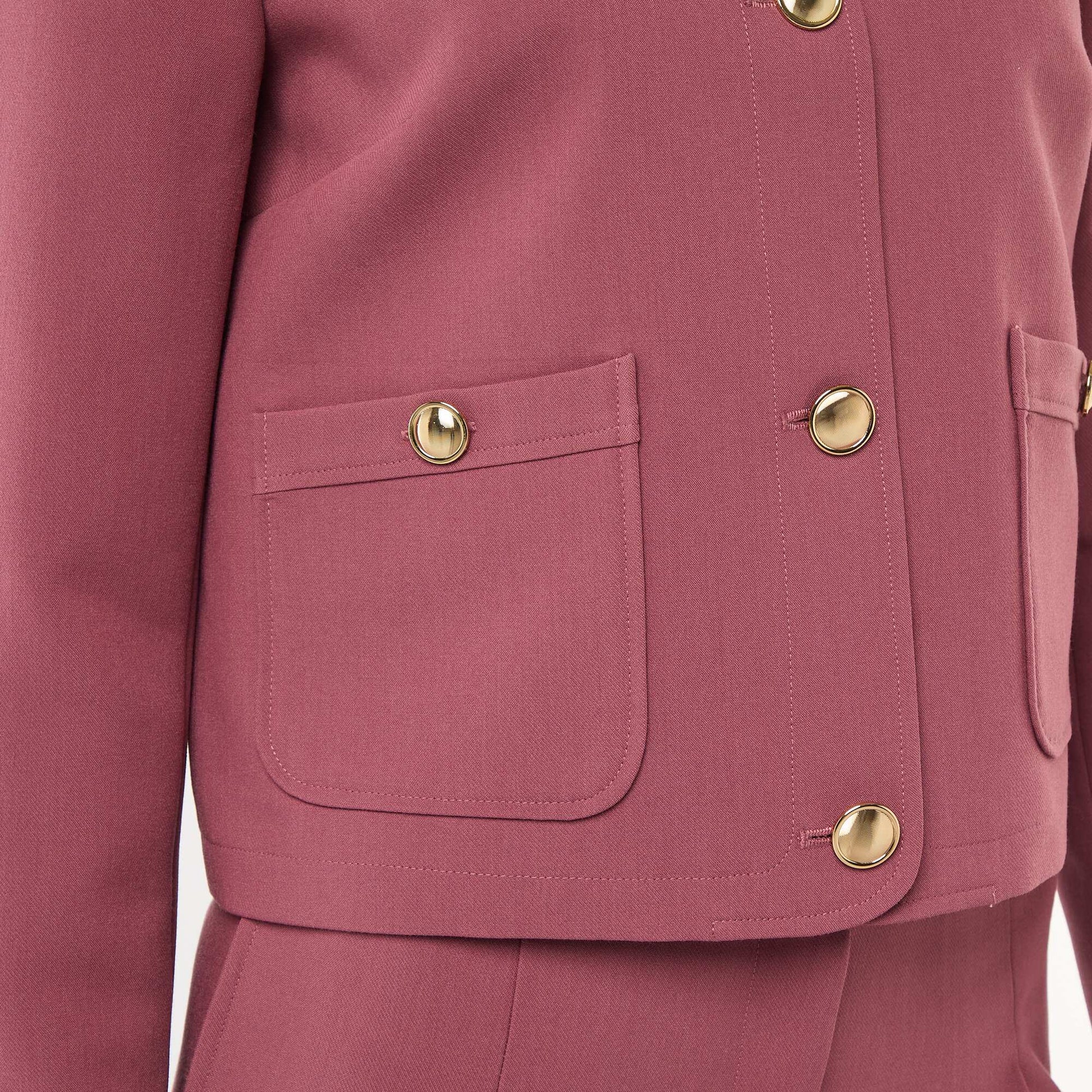 Veste courte de cérémonie unie ROUGE