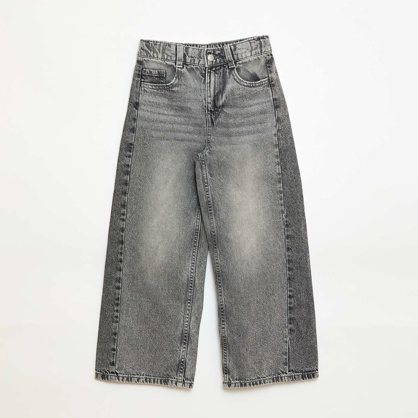 Pantalon wide leg fit / coupe large à 2 teintes GRIS