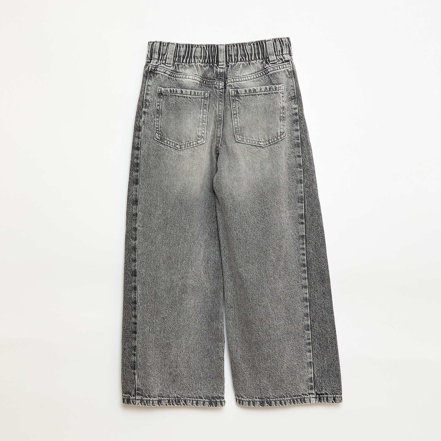 Pantalon wide leg fit / coupe large à 2 teintes GRIS