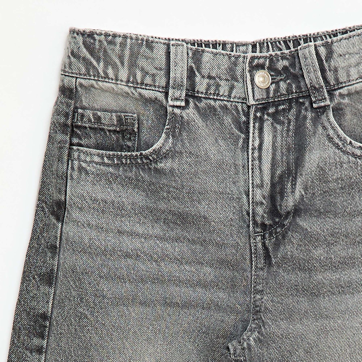 Pantalon wide leg fit / coupe large à 2 teintes GRIS