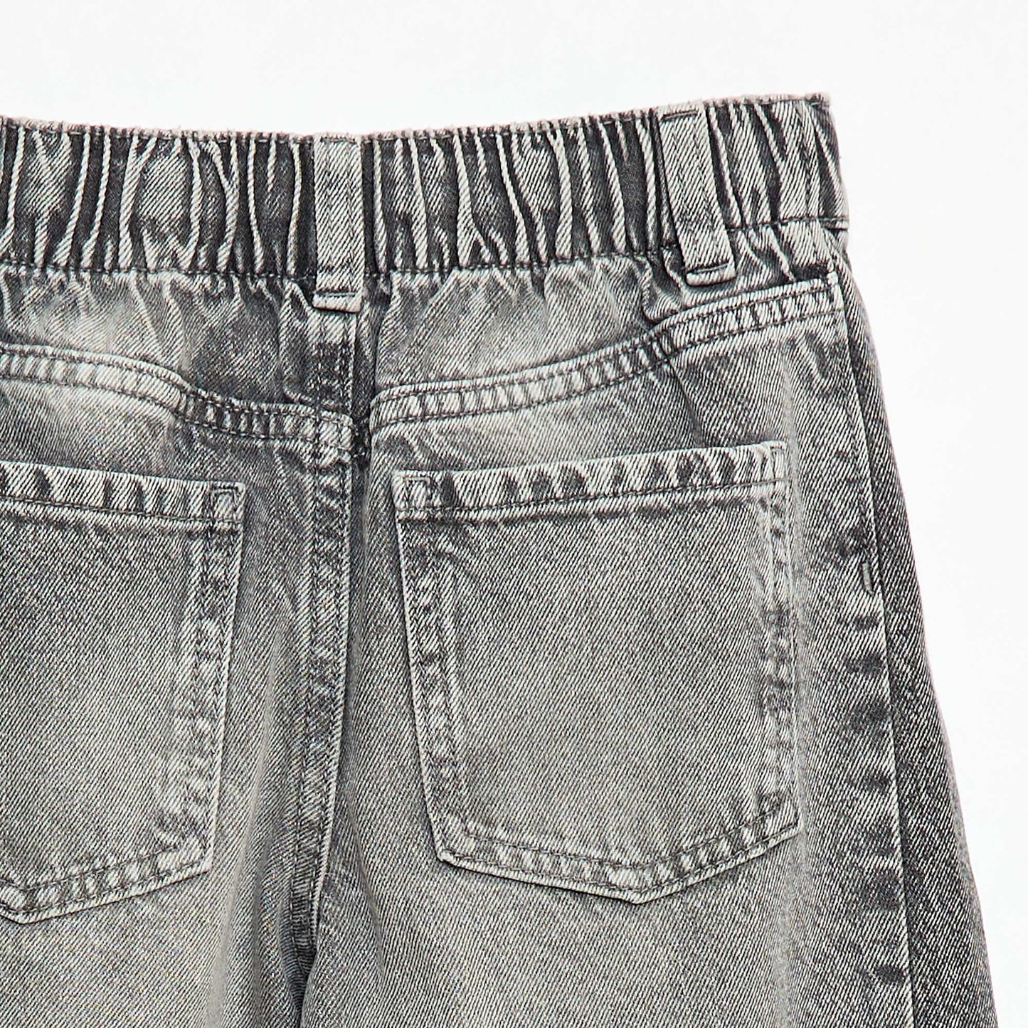 Pantalon wide leg fit / coupe large à 2 teintes GRIS