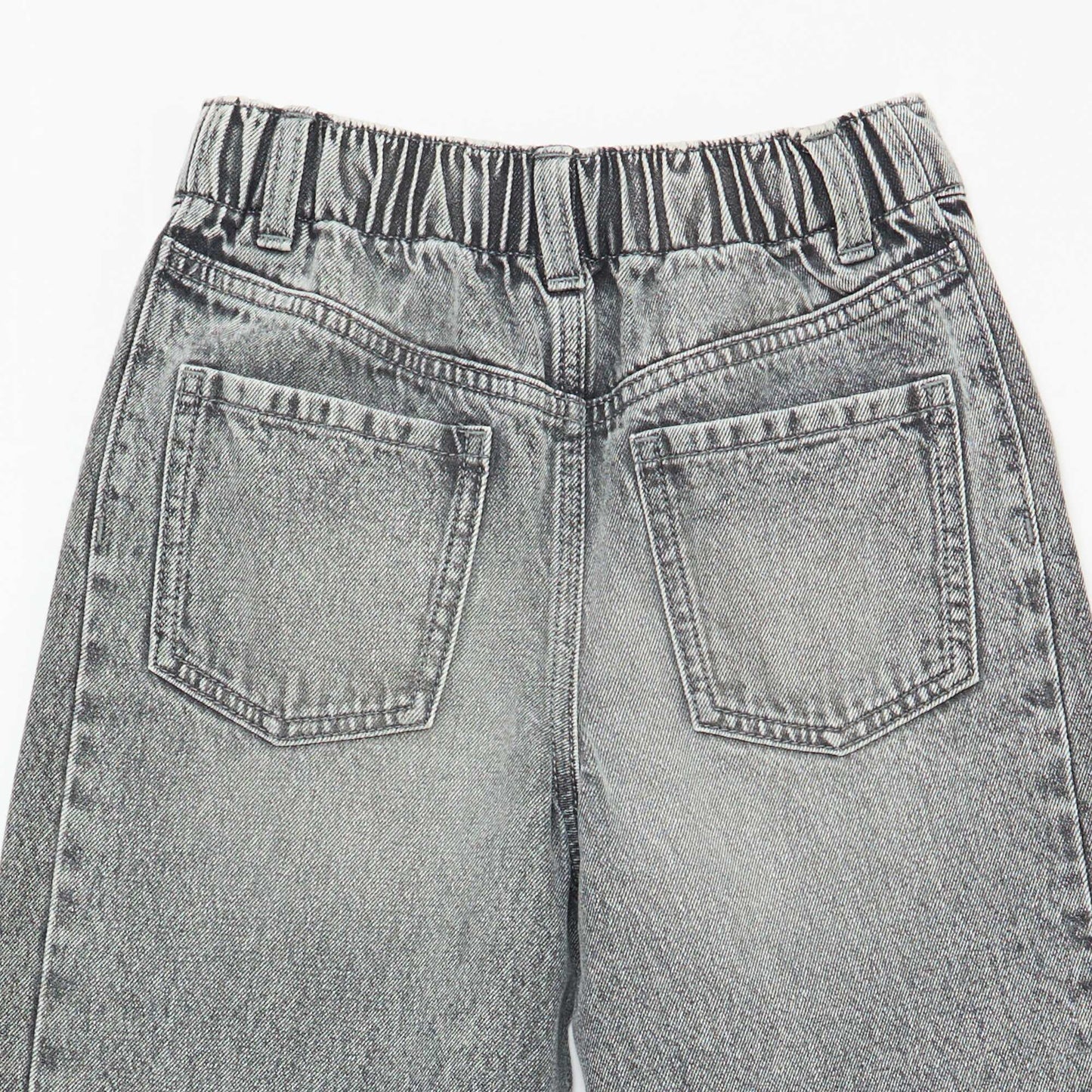 Pantalon wide leg fit / coupe large à 2 teintes GRIS