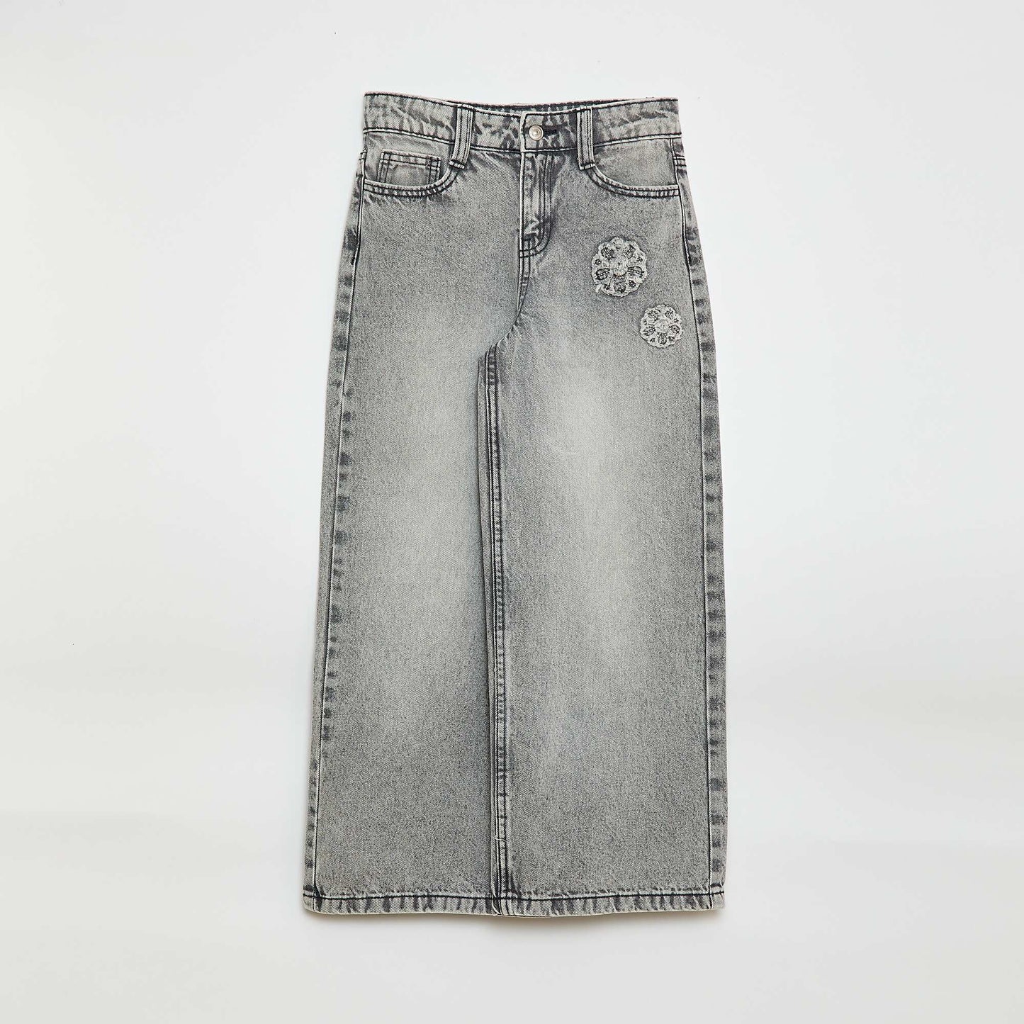 Pantalon en denim GRIS