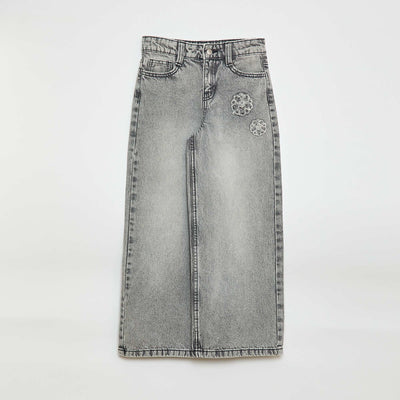 Pantalon en denim GRIS