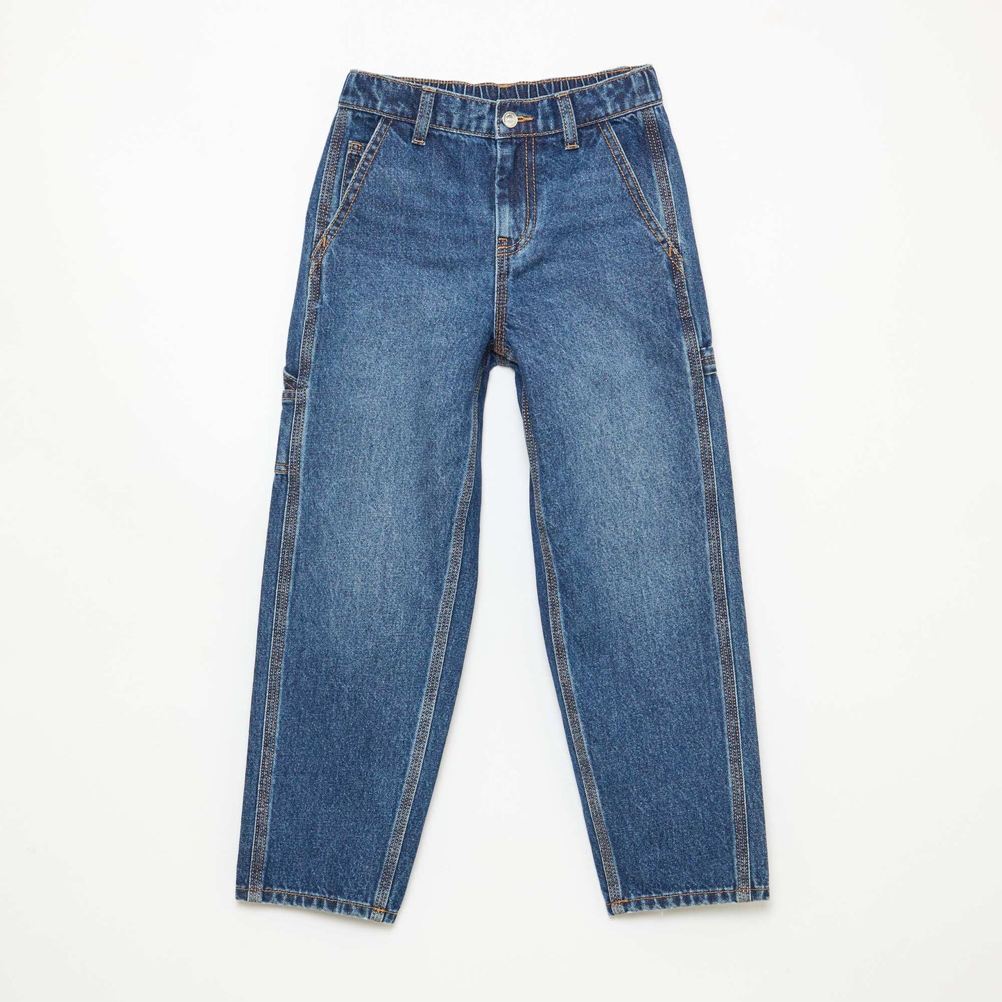 Jean loose à grandes poches BLEU