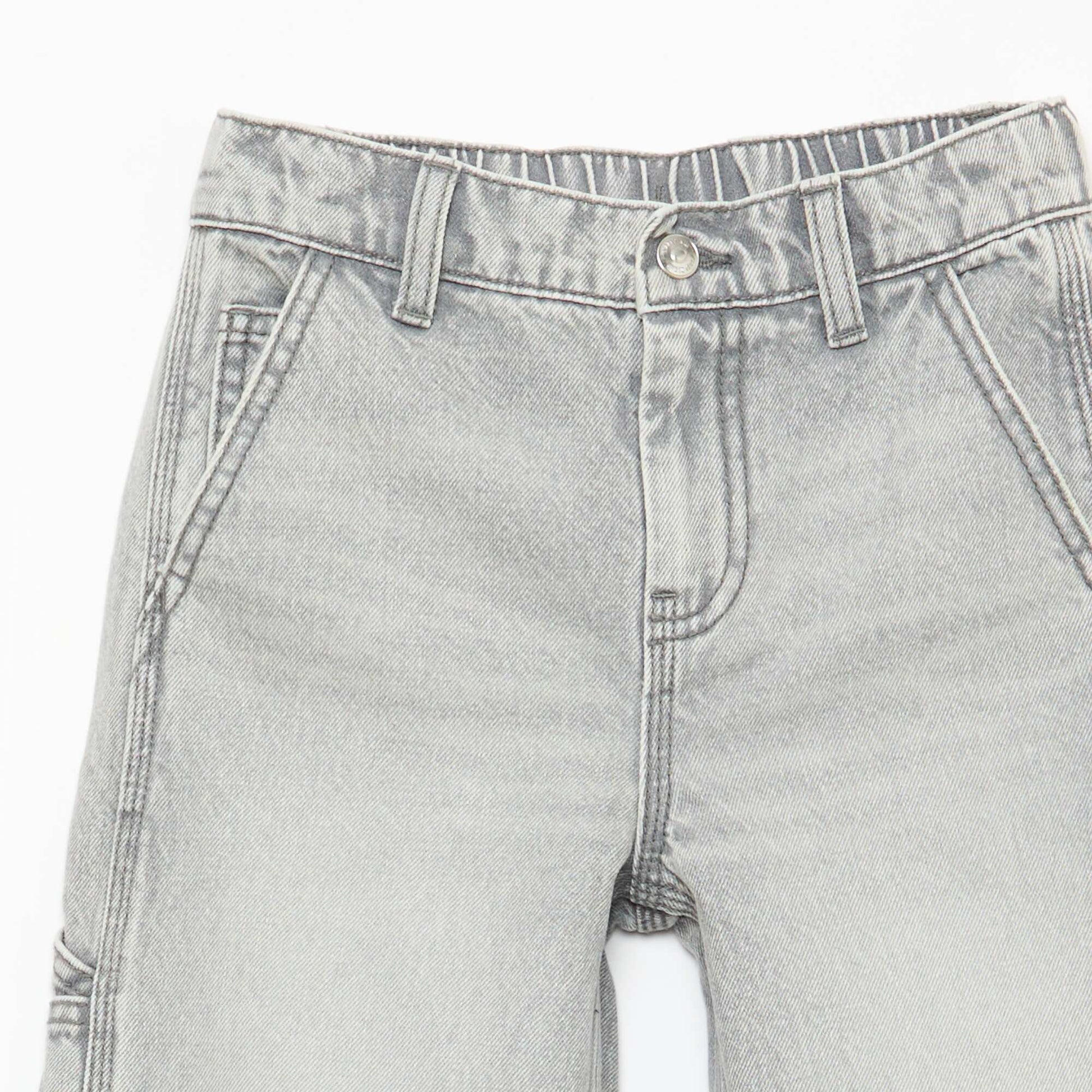 Jean loose à grandes poches GRIS