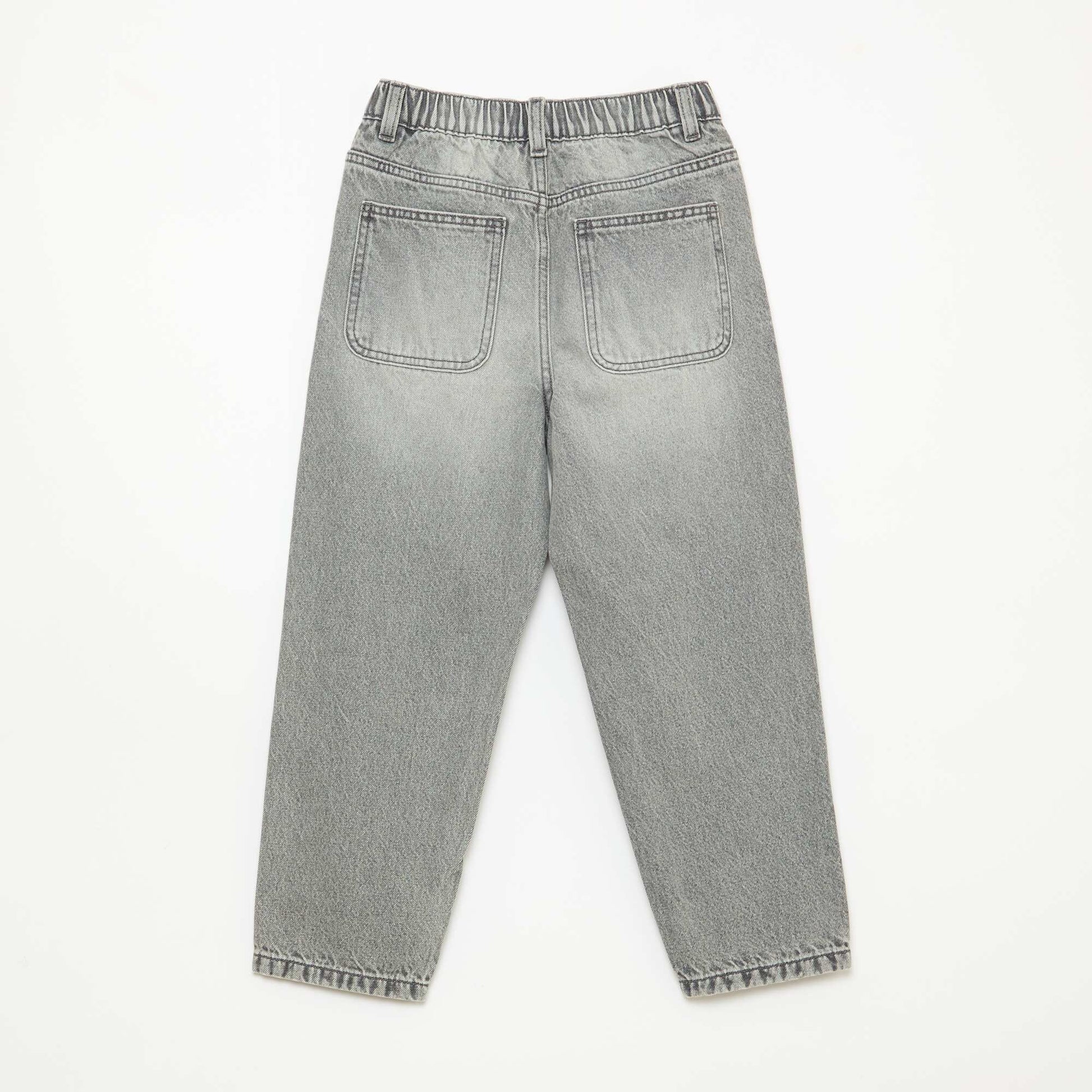 Pantalon en jean coupe confortable GRIS