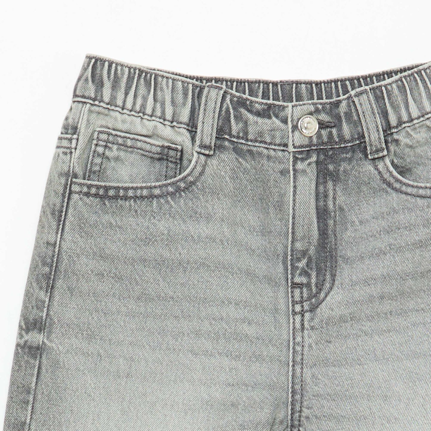 Pantalon en jean coupe confortable GRIS