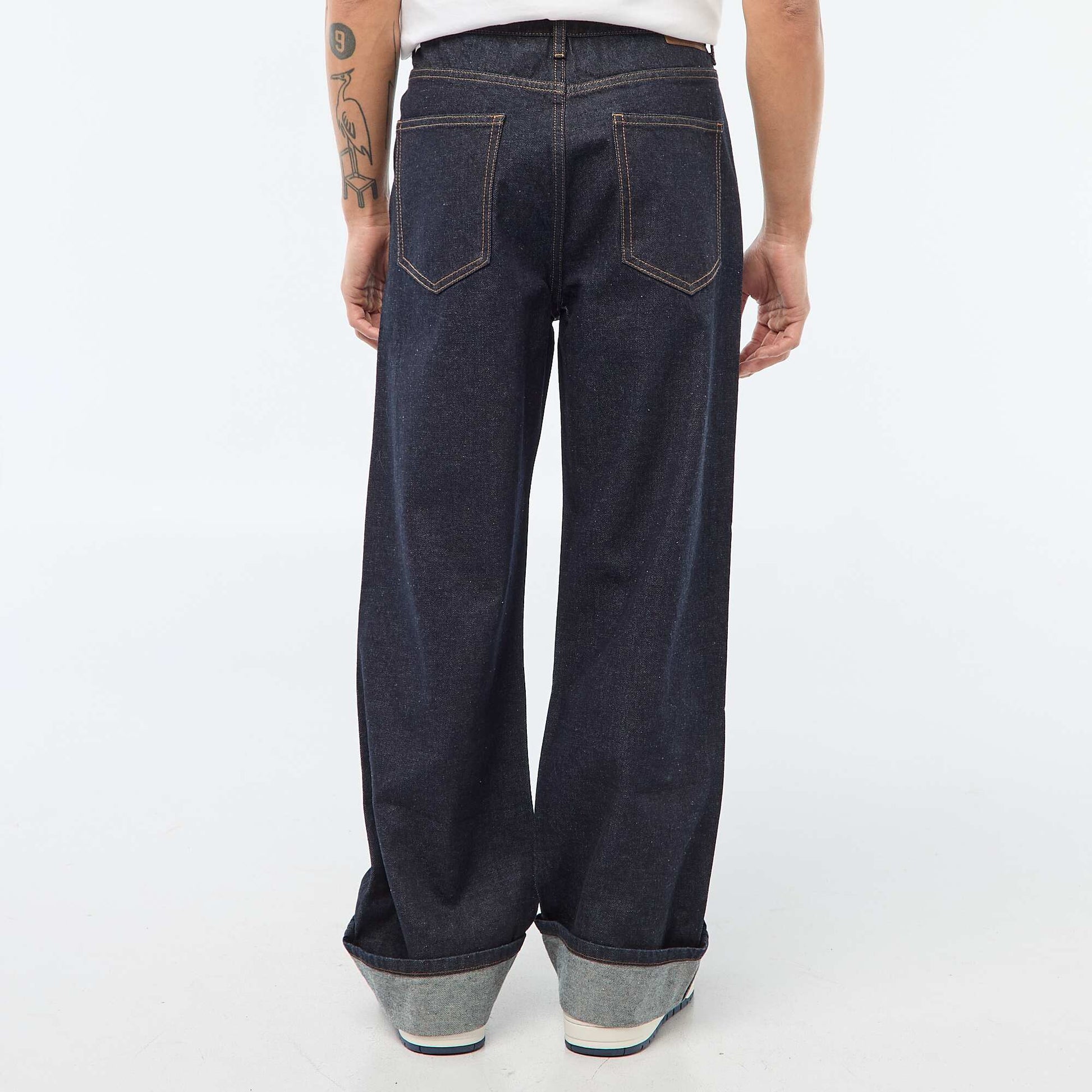 Jean regular base à revers - L32 RINCE