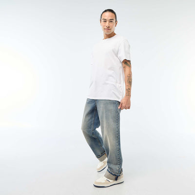 Jean regular base à revers - L32 DIRTY