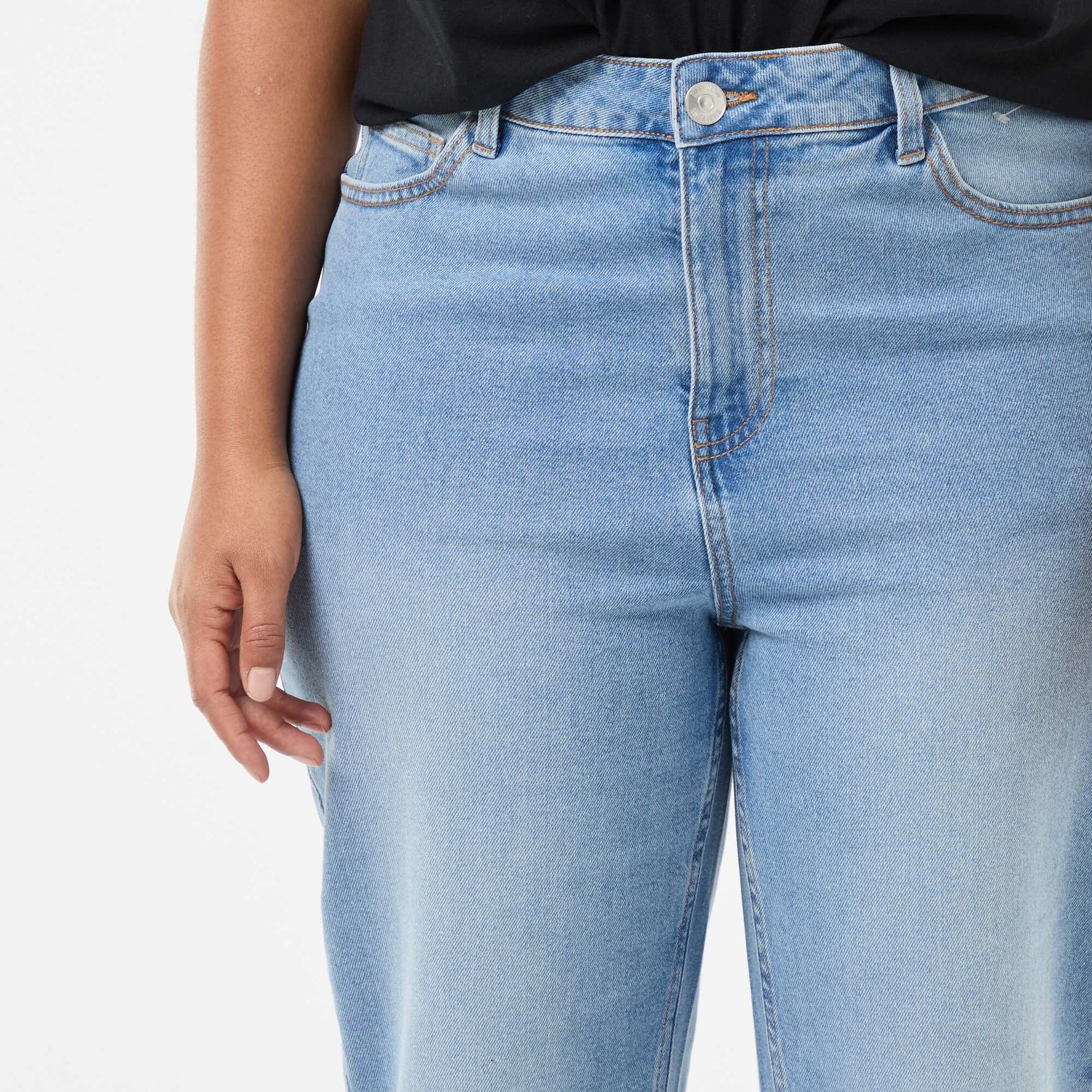 Jean bootcut avec bords à cru DOUBLE STONE