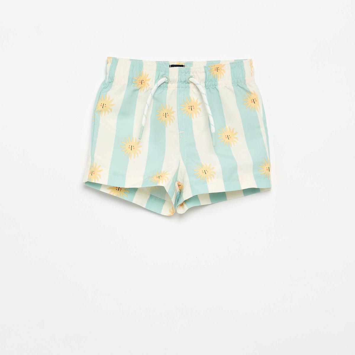 Short de bain à motifs BLEU