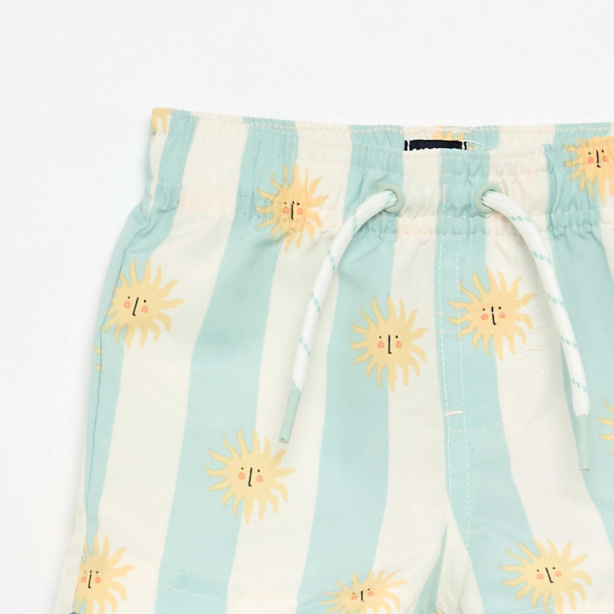 Short de bain à motifs BLEU