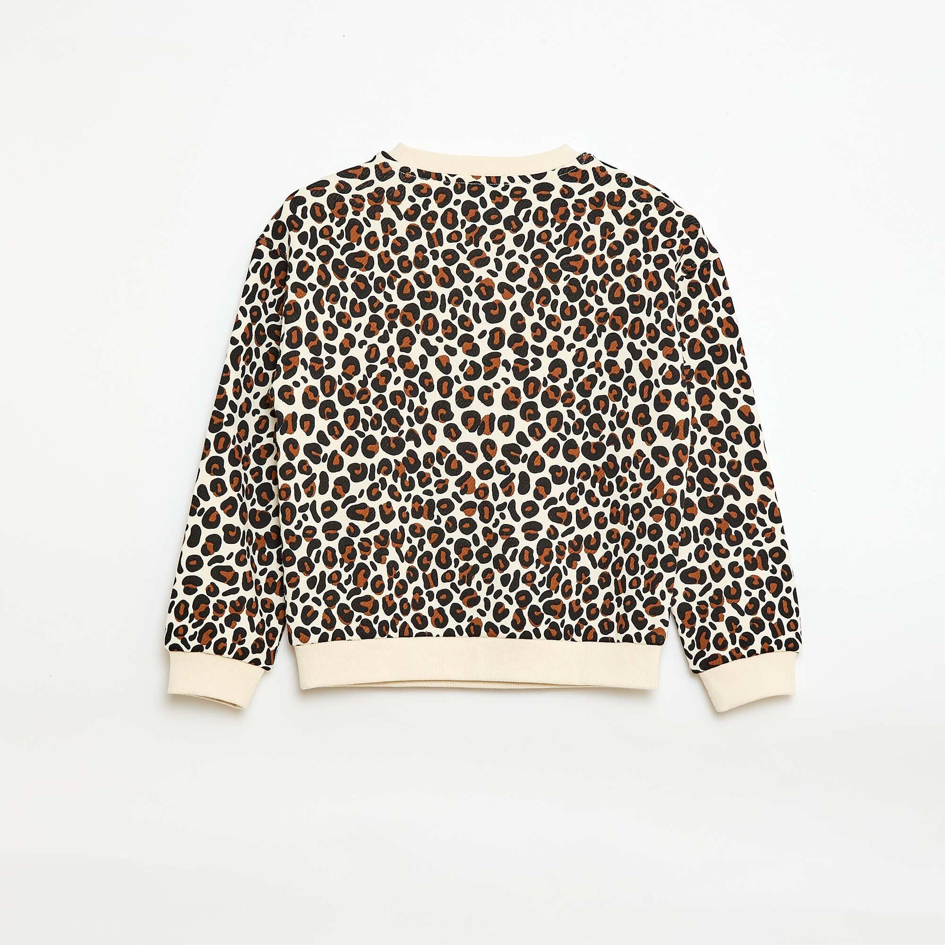 Sweat à col rond  'Agathe Sorlet x Kiabi' - Saint-Valentin LéOPARD