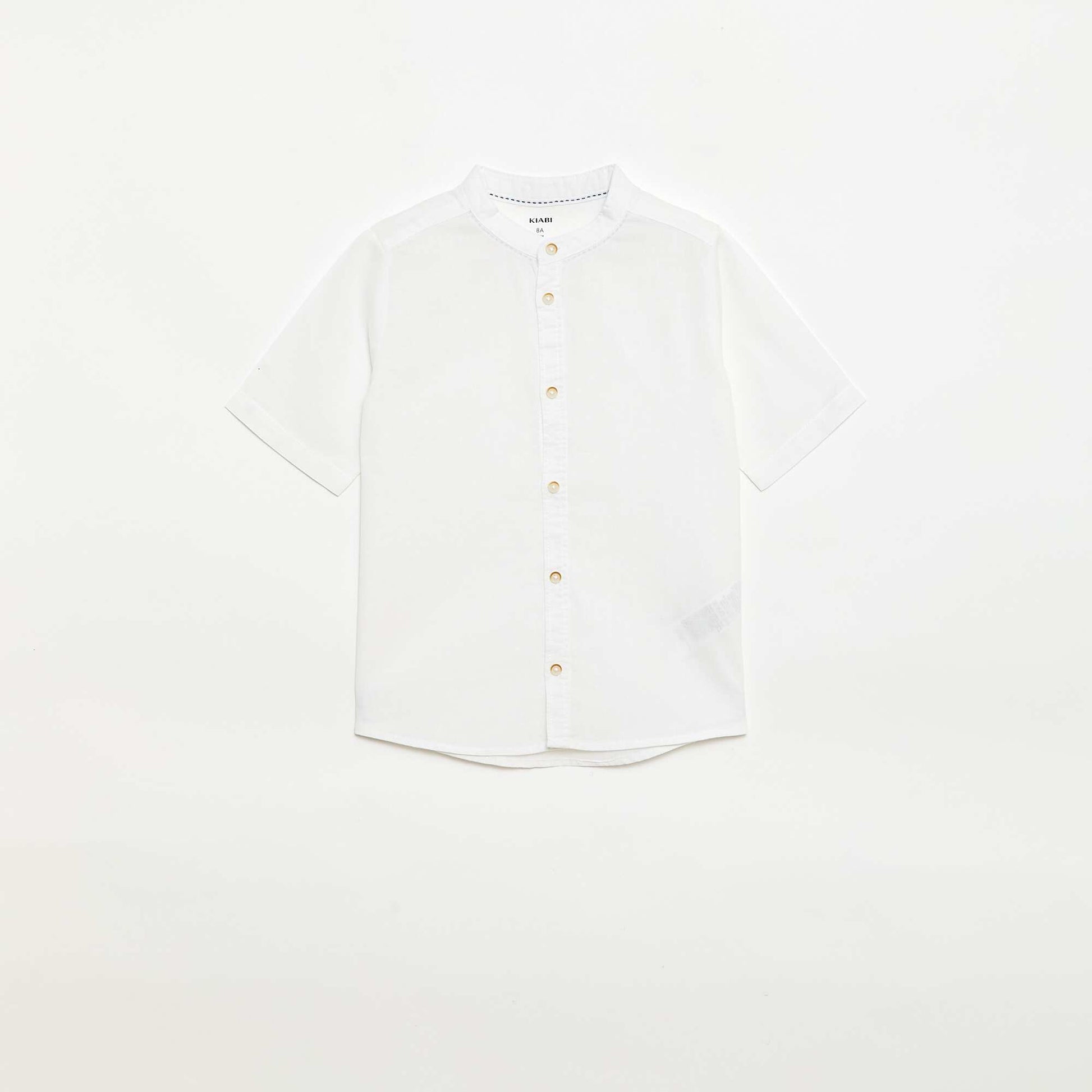 Chemisette en coton BLANC