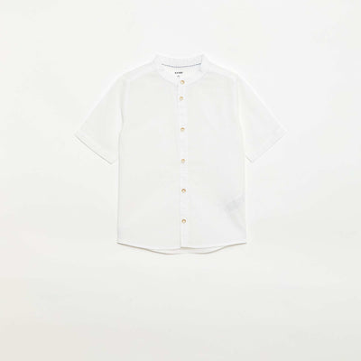 Chemisette en coton BLANC