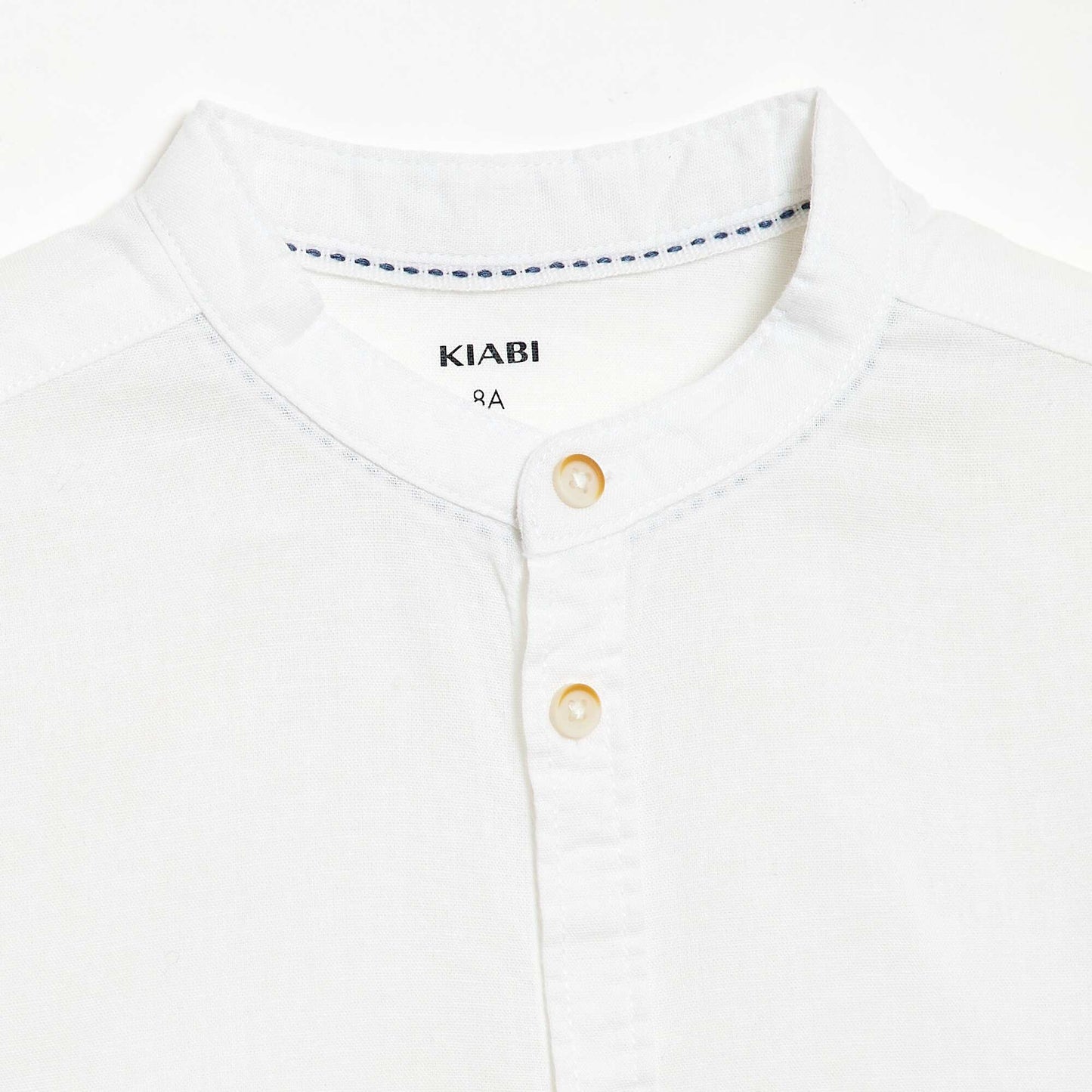Chemisette en coton BLANC