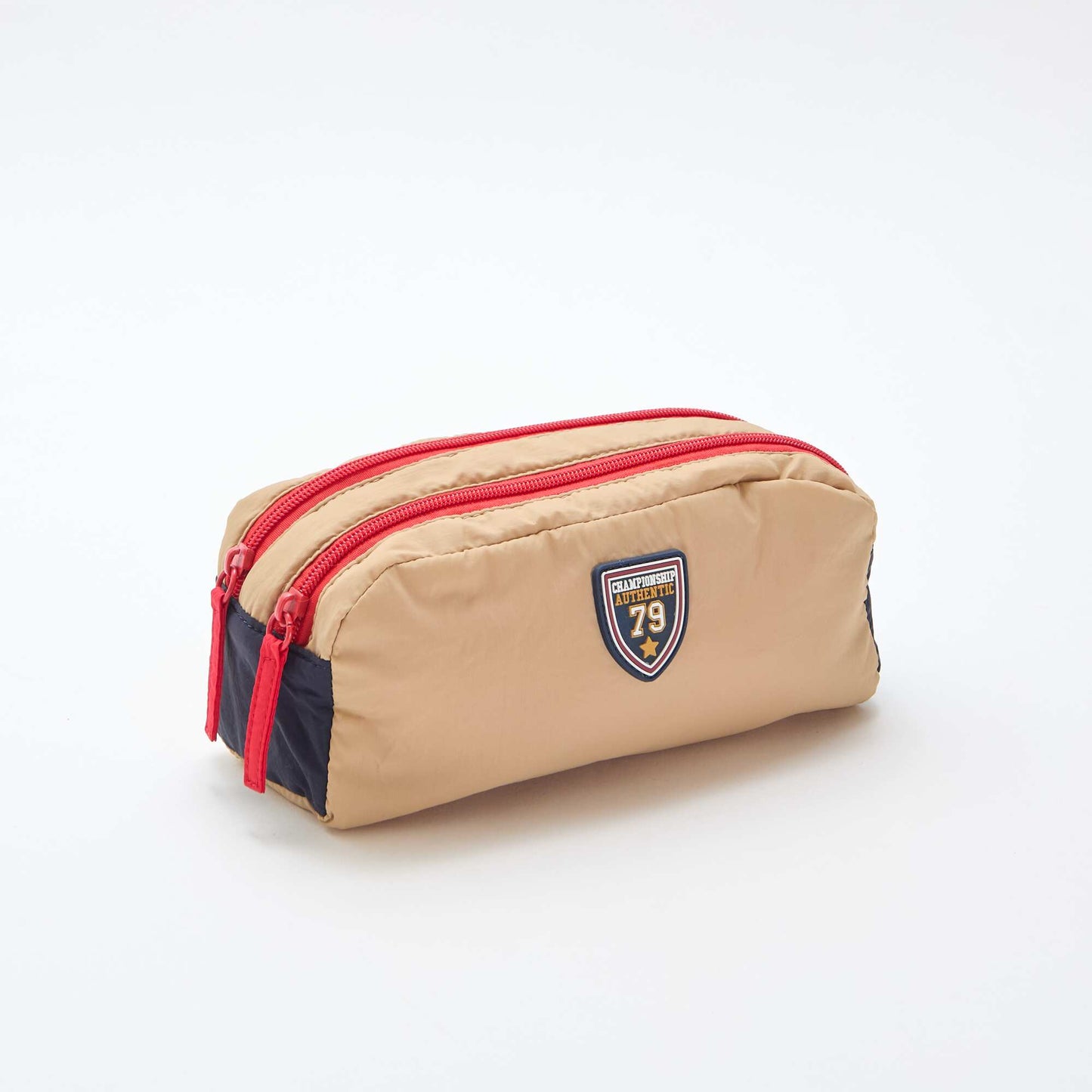 Trousse double compartiments BLEU