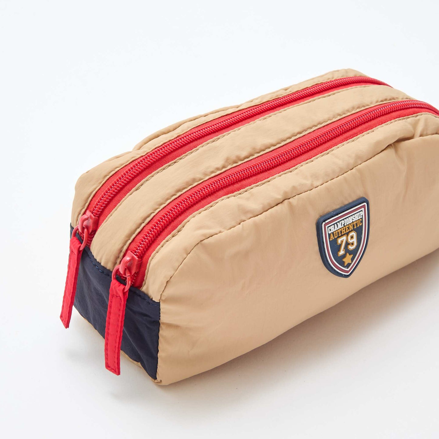 Trousse double compartiments BLEU