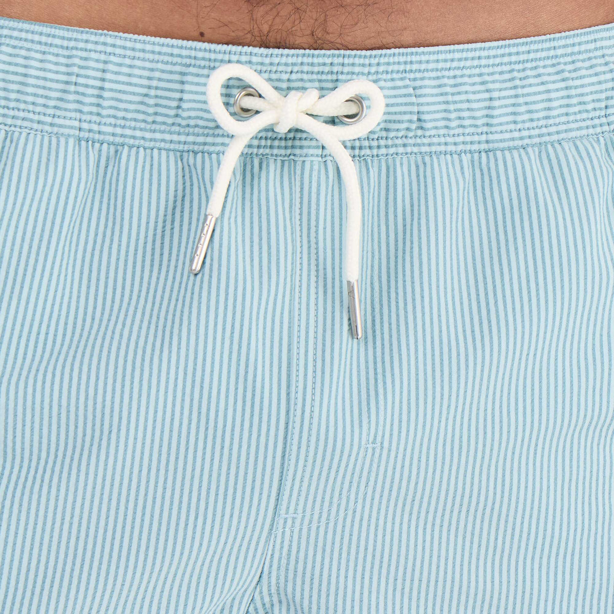Bermuda de bain en seersucker BLEU