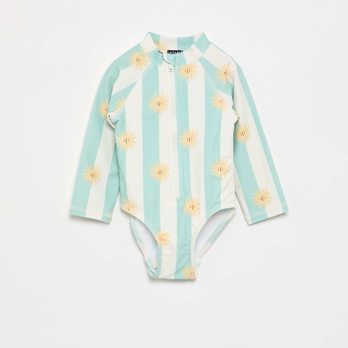 Maillot de bain body à manches longues BLEU