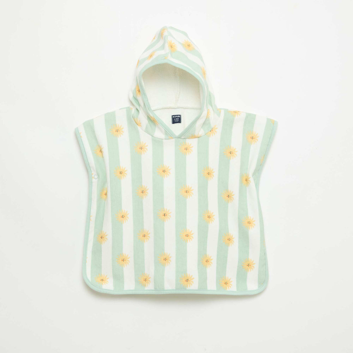 Cape de bain avec capuche VERT