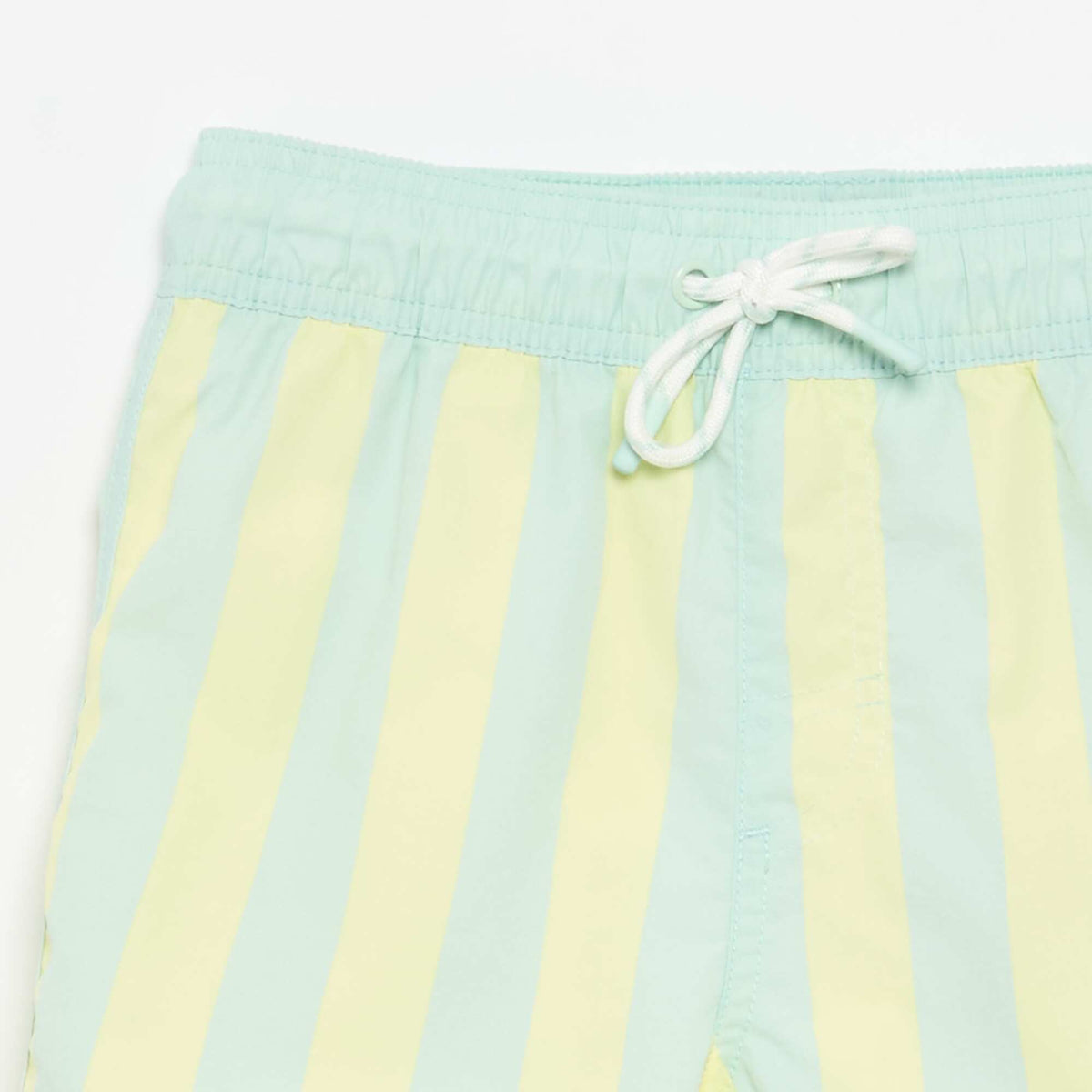 Bermuda de bain rayé JAUNE