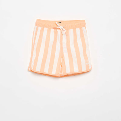 Bermuda de bain rayé ORANGE