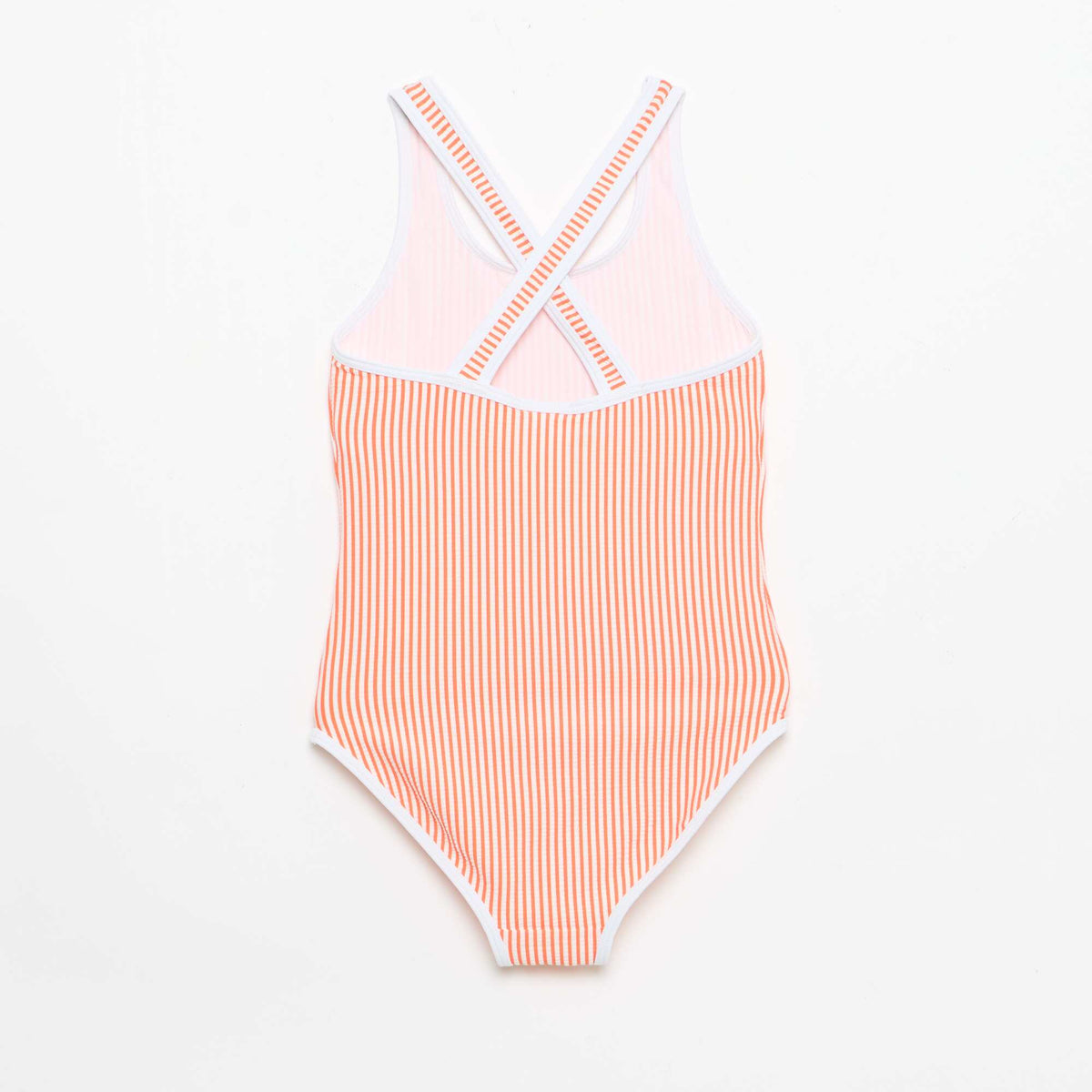 Maillot de bain rayé ROUGE