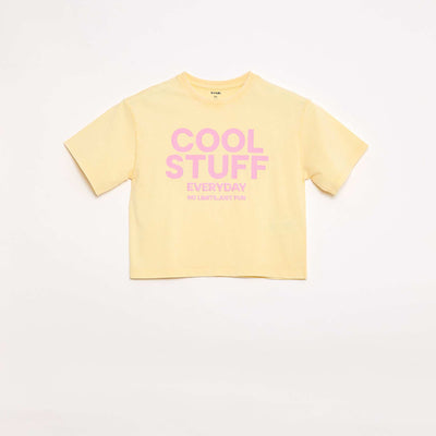 T-shirt esprit américain JAUNE