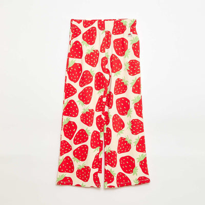Pantalon large - Grafik Edition ROUGE