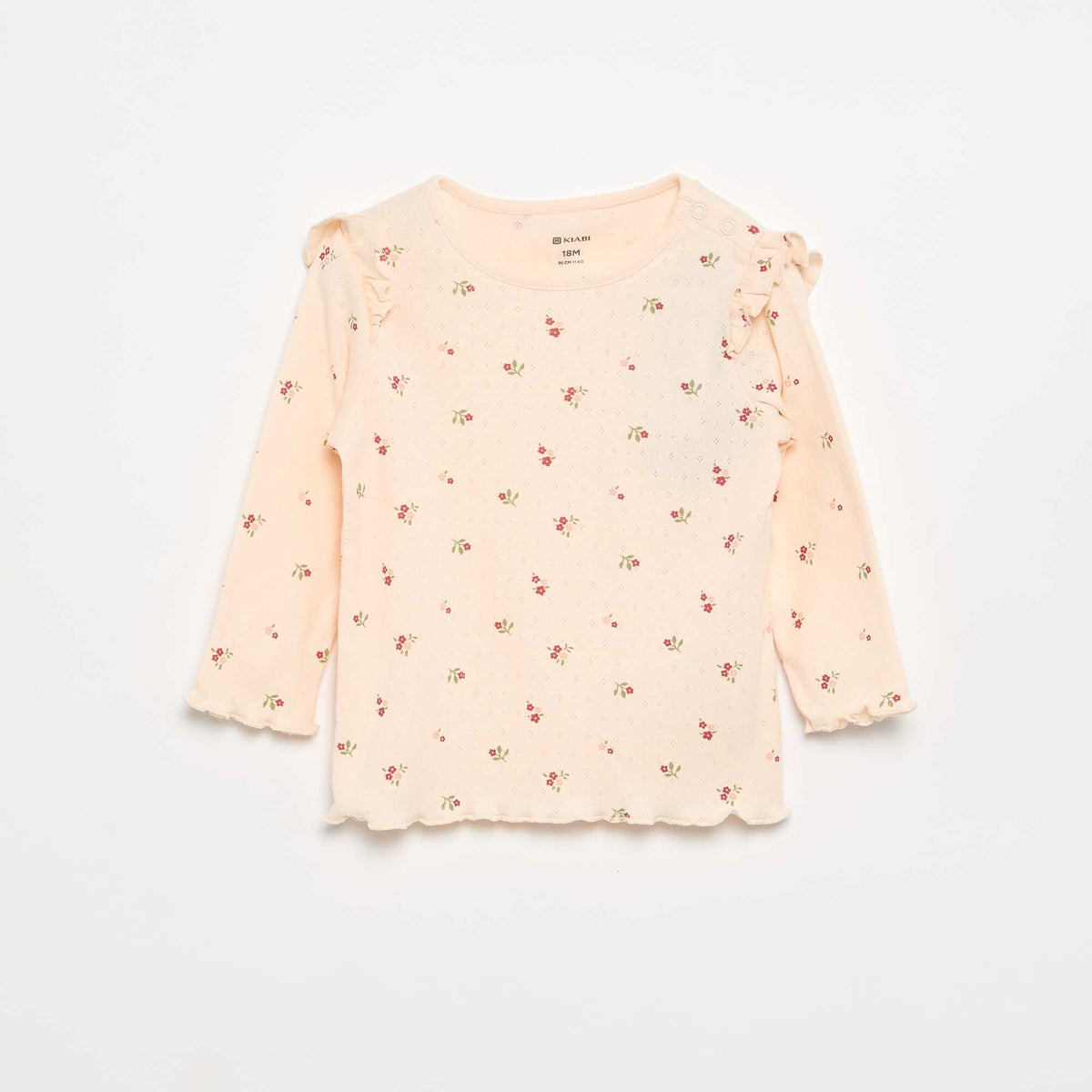 T-shirt en maille pointelle + pantalon - 2 pièces ROSE