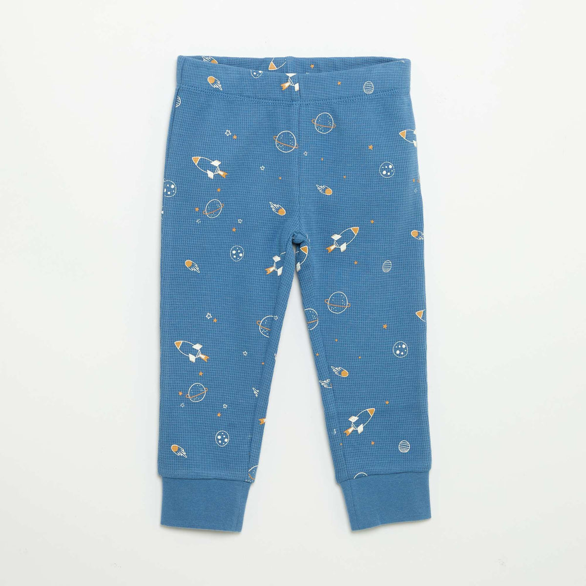 Pyjama 2 pièces - T-shirt à manches longues + pantalon BLEU