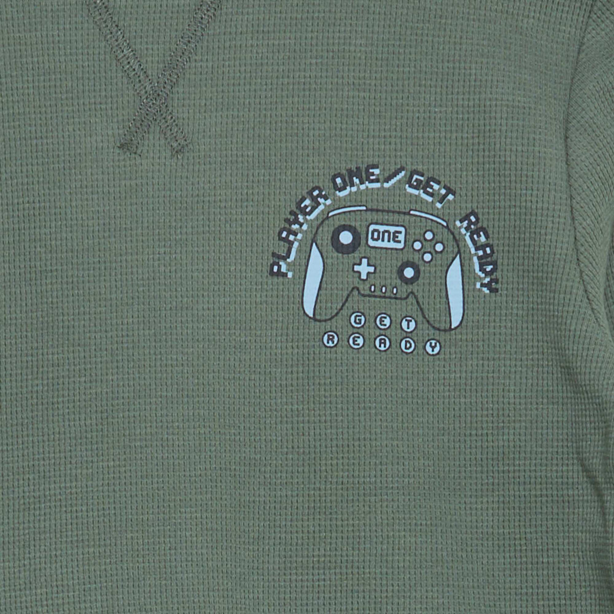 Pyjama 2 pièces - T-shirt à manches longues + pantalon VERT