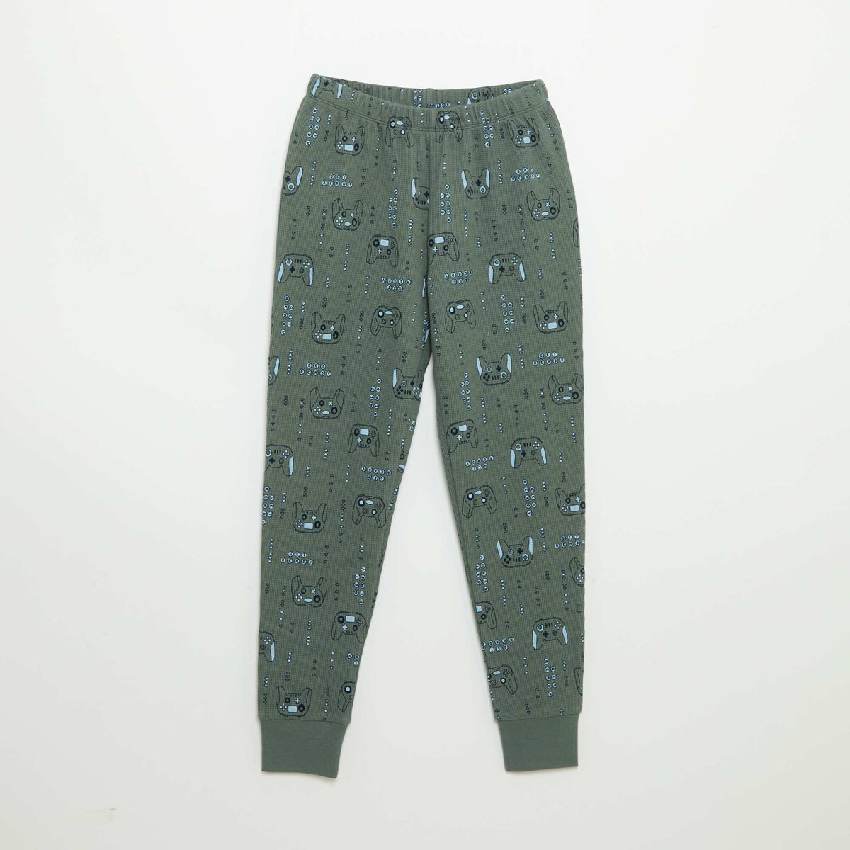 Pyjama 2 pièces - T-shirt à manches longues + pantalon VERT