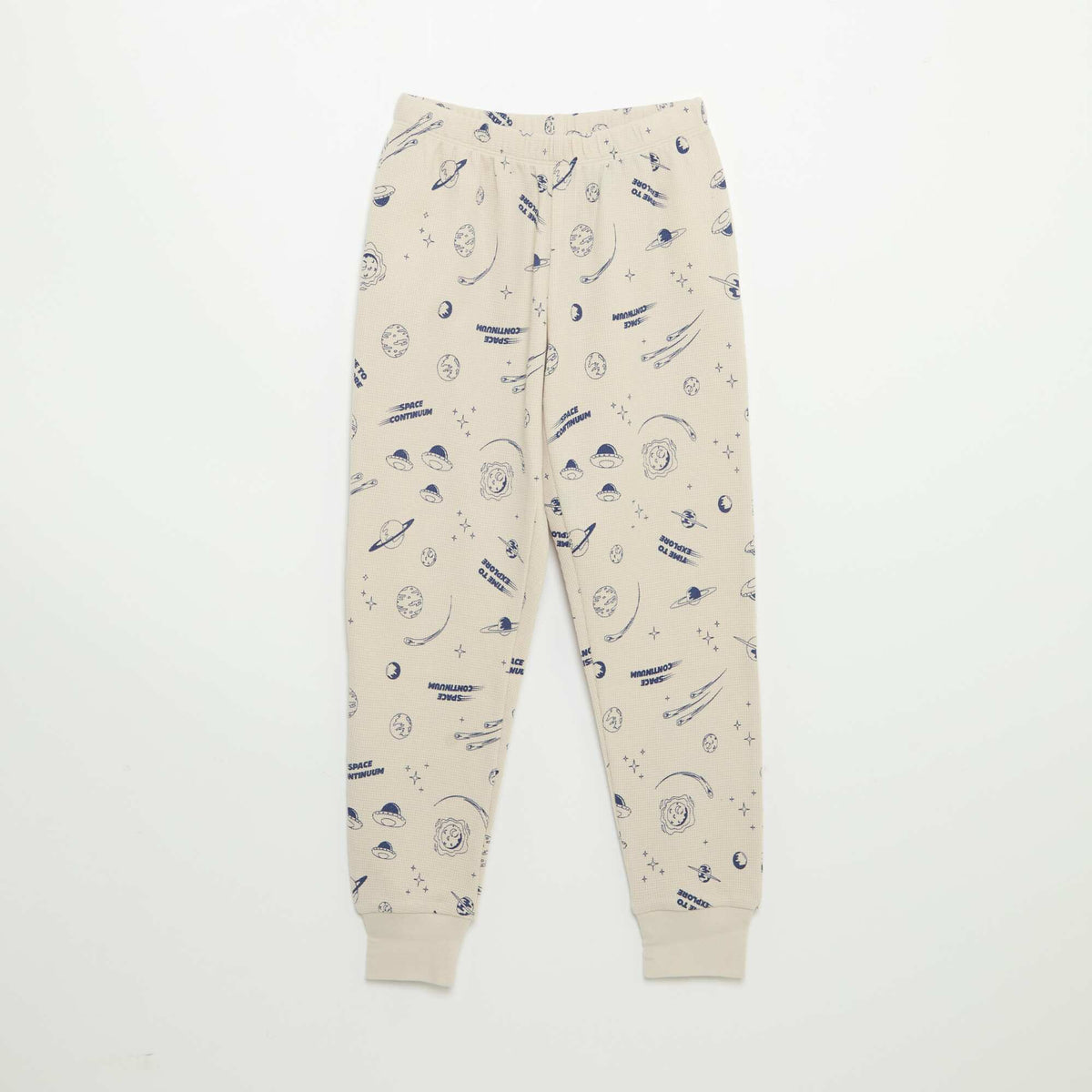 Pyjama 2 pièces - T-shirt à manches longues + pantalon GRIS