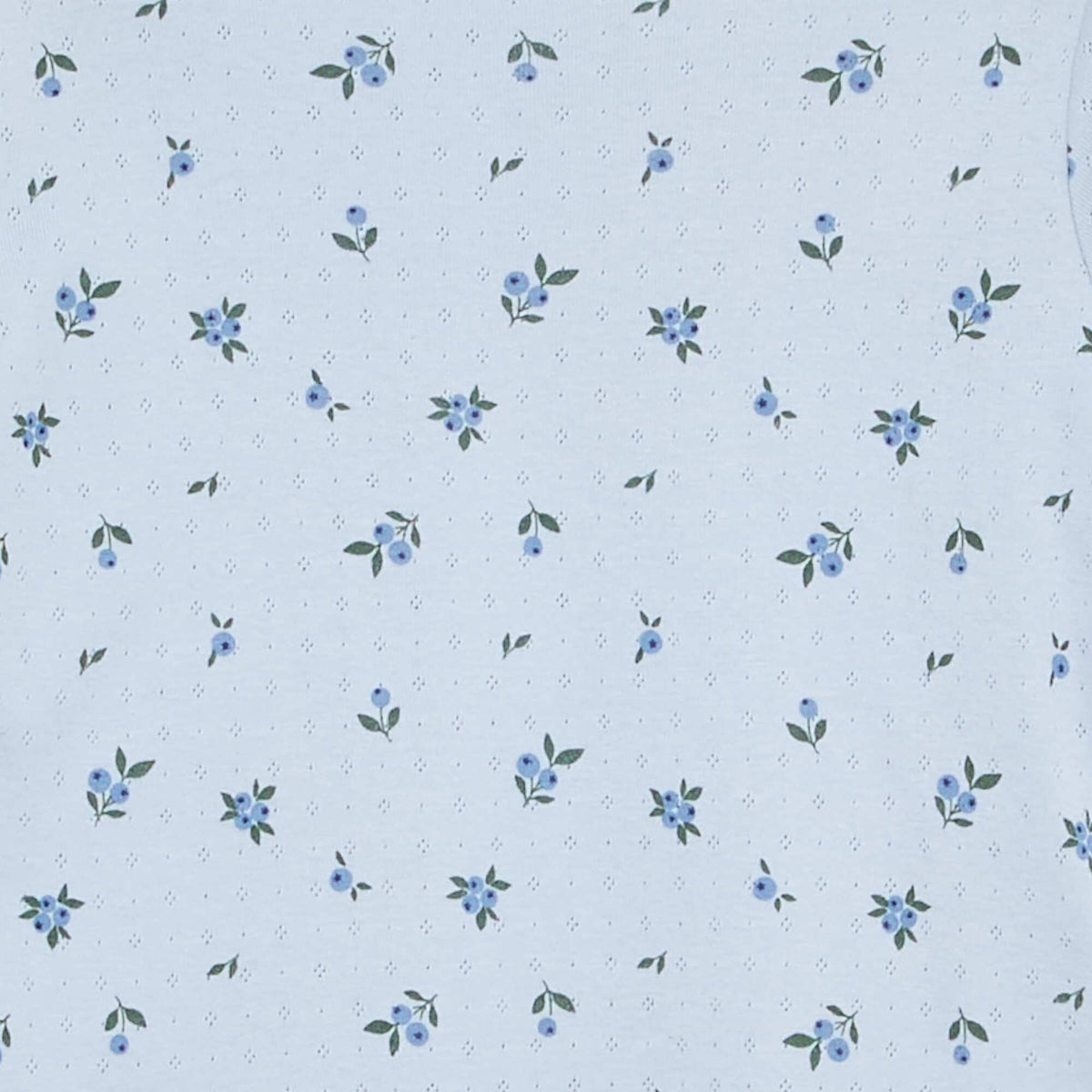 Ensemble pyjama long en maille pointelle - 2 pièces BLEU