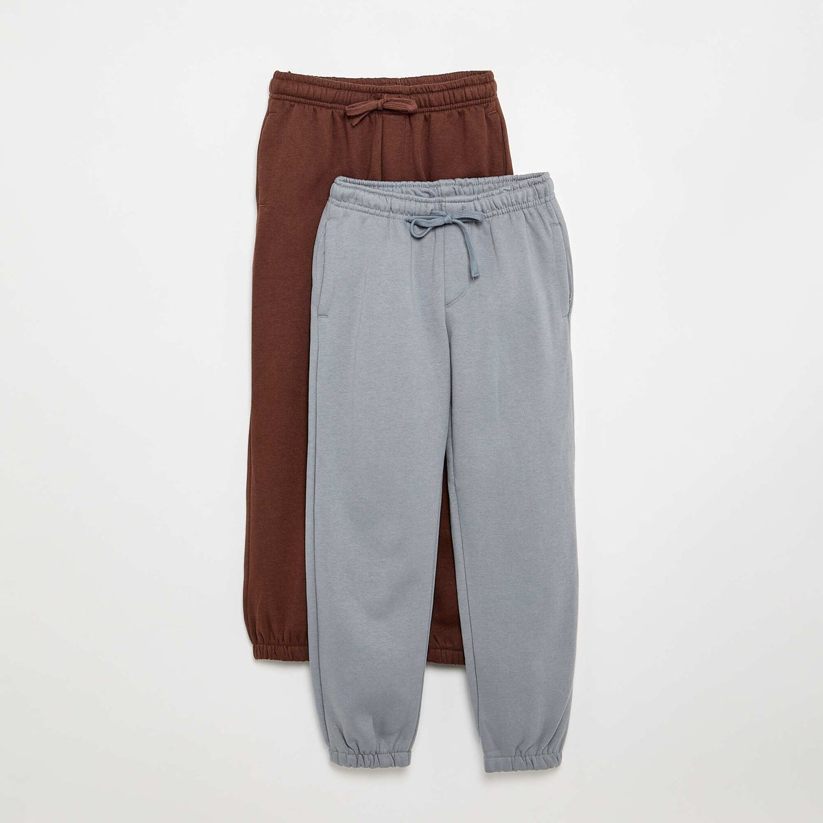 Lot de 2 pantalons de jogging MARRON