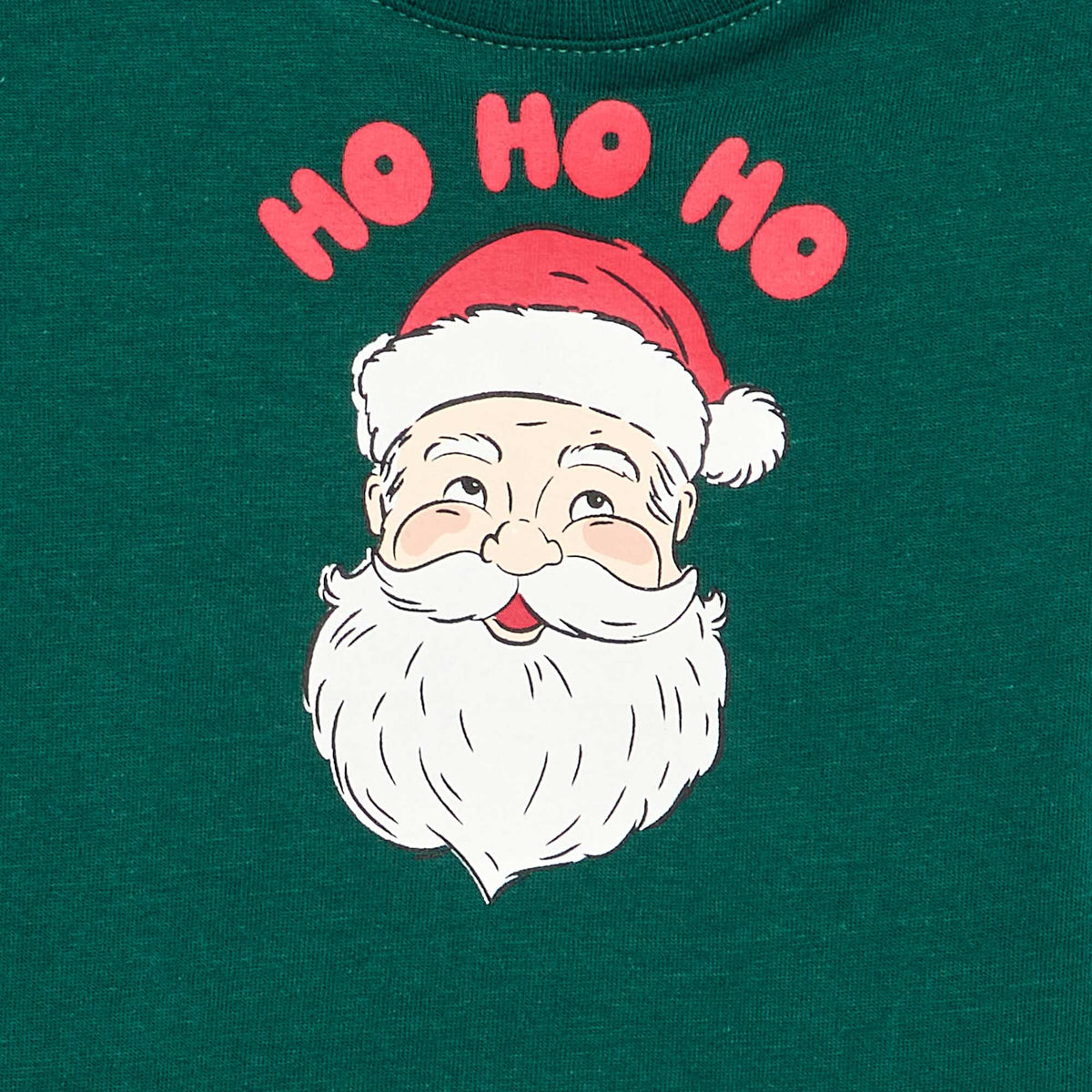T-shirt à manches courtes avec imprimé 'Noël' VERT