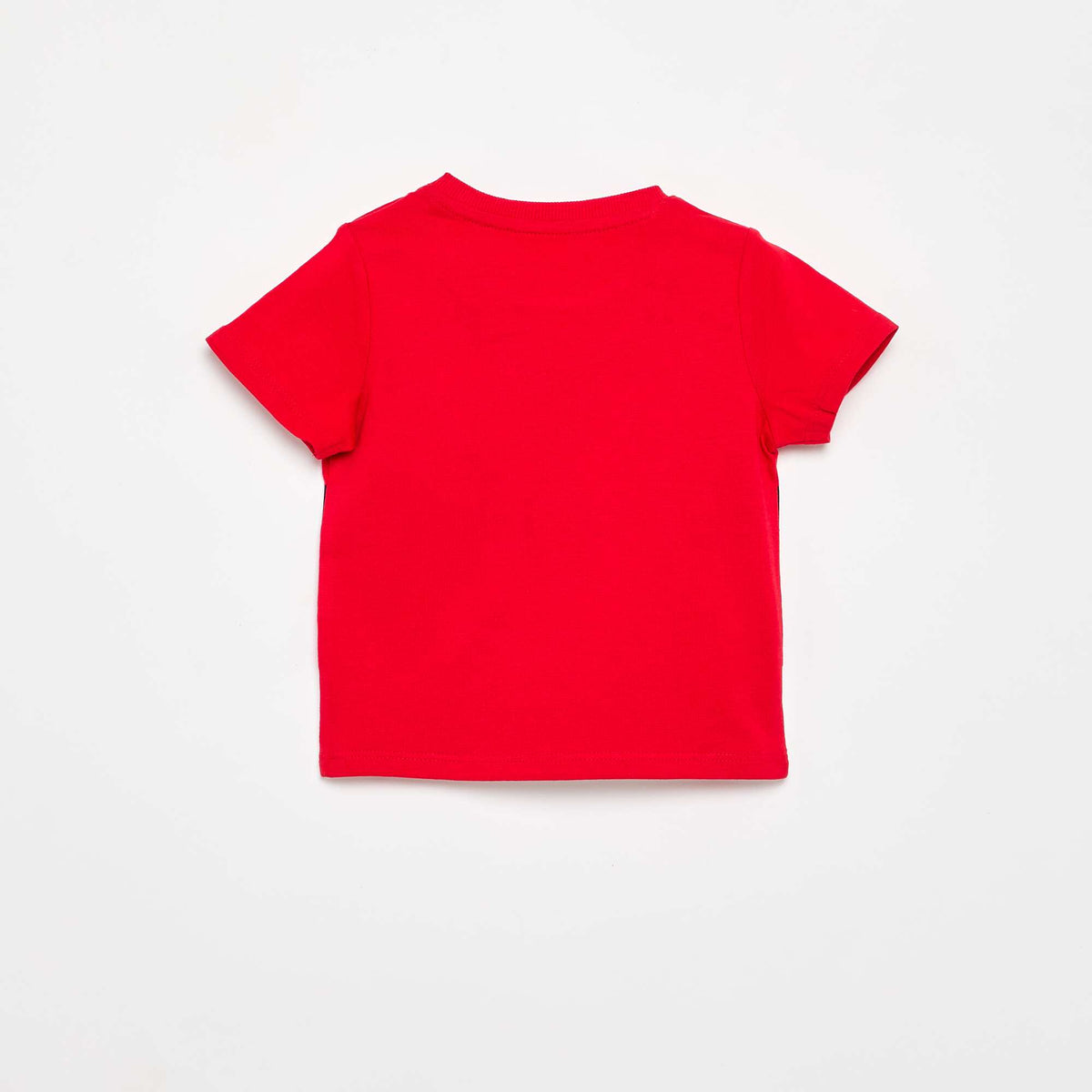 T-shirt à manches courtes avec imprimé 'Noël' ROUGE