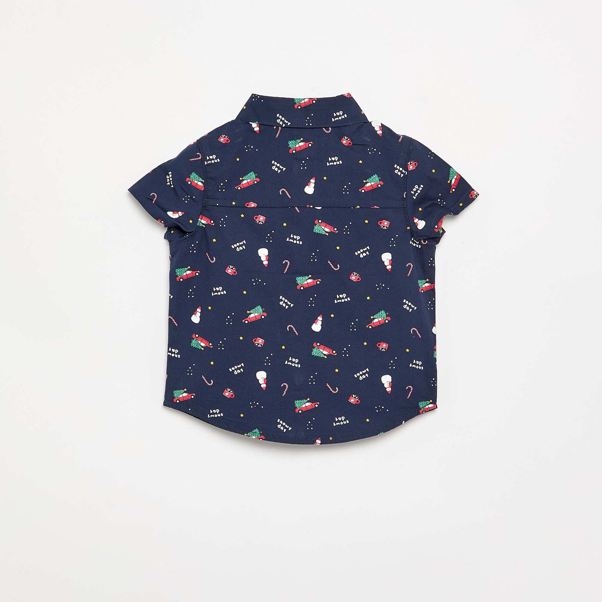 Chemise à motif BLEU
