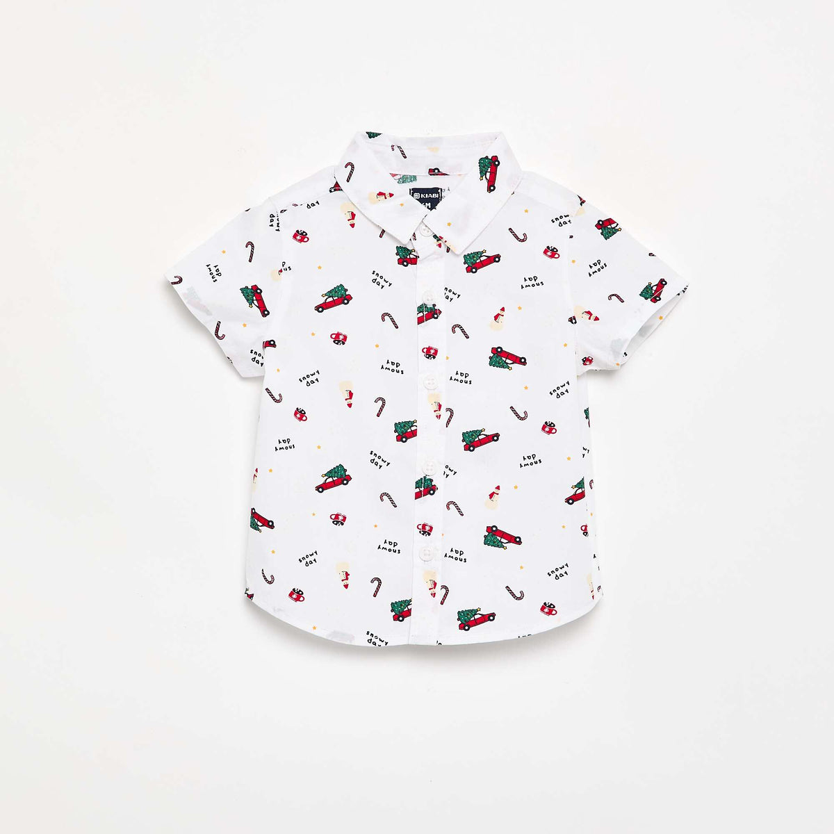 Chemise à motif BLANC