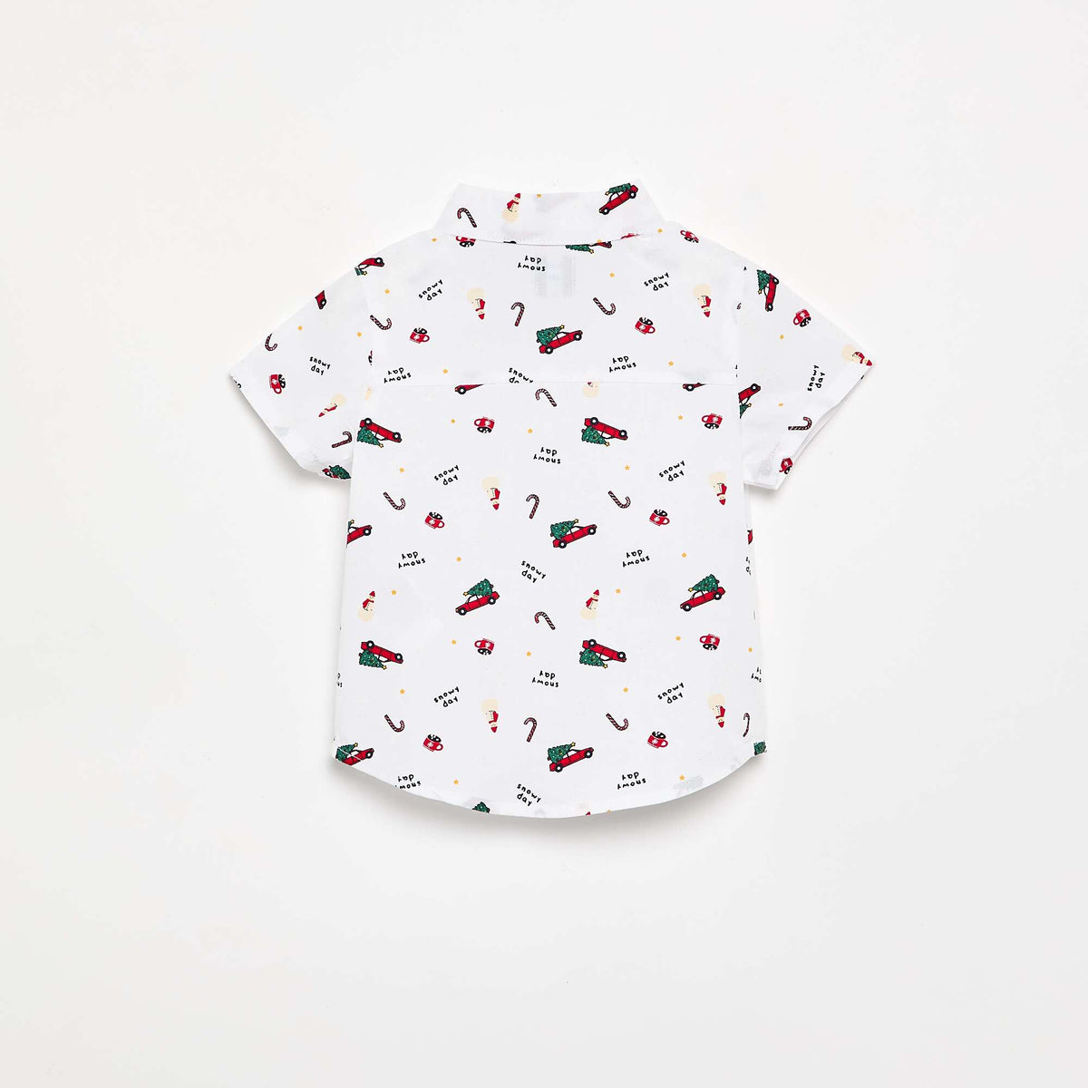 Chemise à motif BLANC