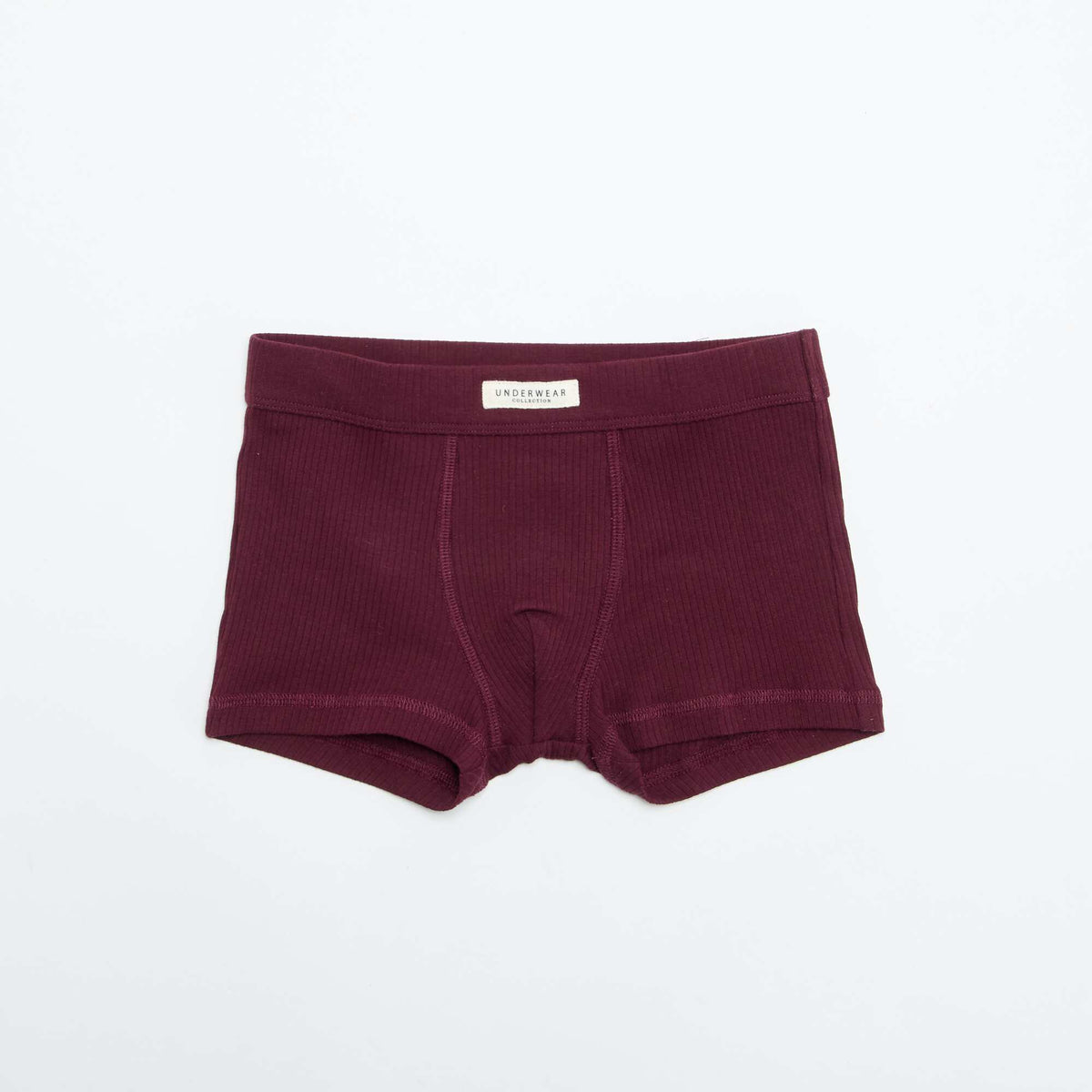 Lot de 3 boxers unis ROUGE