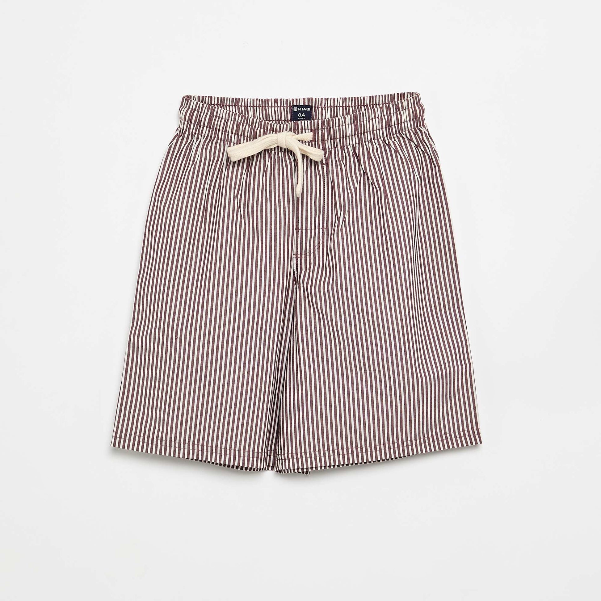 Pyjama short 2 pièces en coton ROUGE